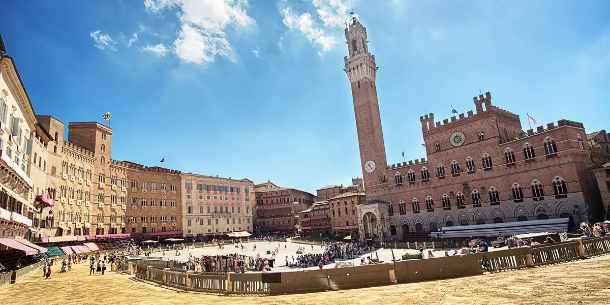 Siena, Tuscany, piazza del Campo